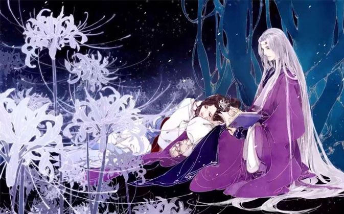 流年向晚，折扇添香