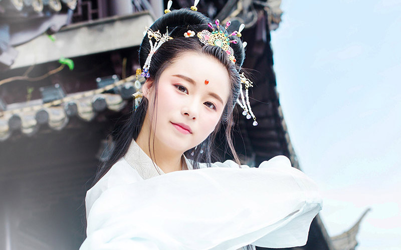 你回眸一笑的温柔，便是我倾情千年的相逢
