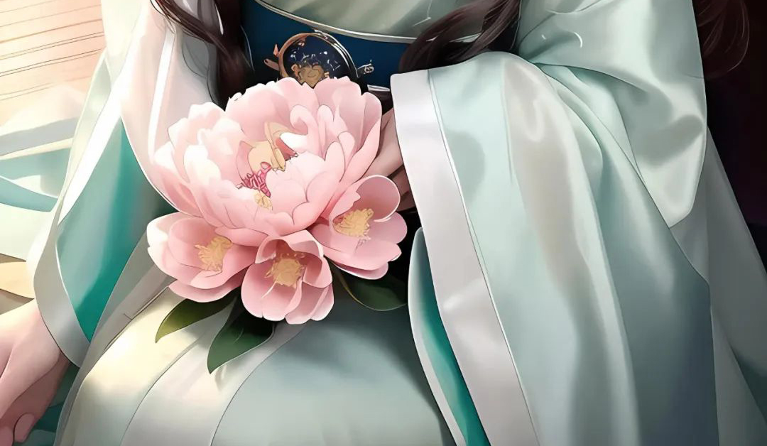 当AI绘画遇上汉服（牡丹花的爱）