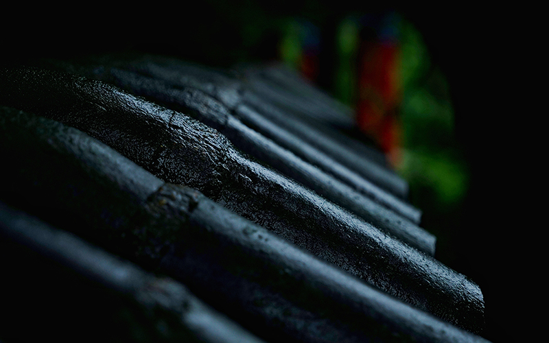 《七绝》闲庭听雨(图2)