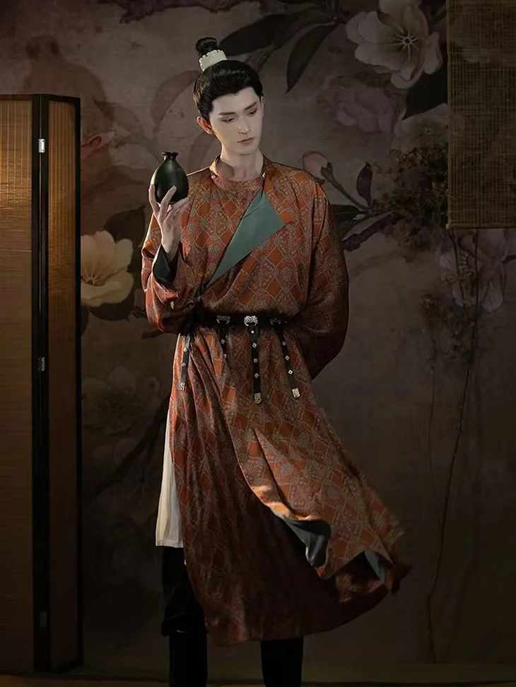 汉服男装‖朗朗如日月之入怀，秋天汉服男装可以这么穿(图6)