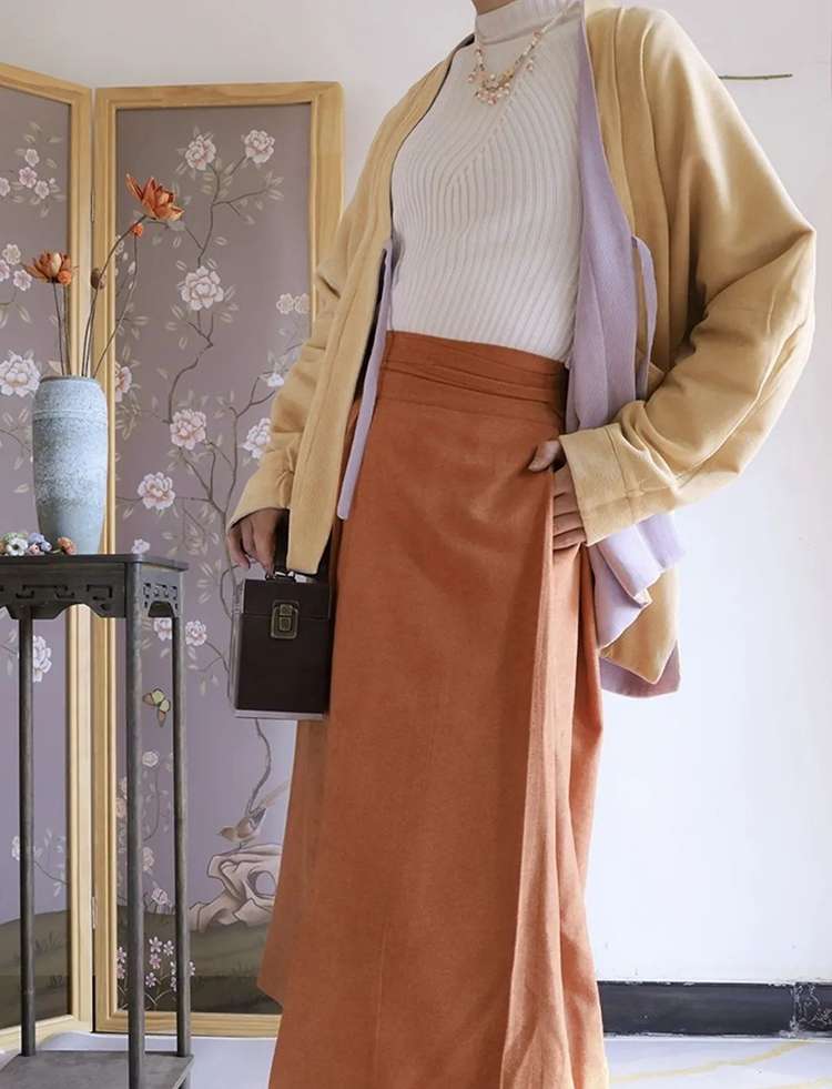 传统遇见时尚‖秋冬汉服与时装混搭指南(图4)